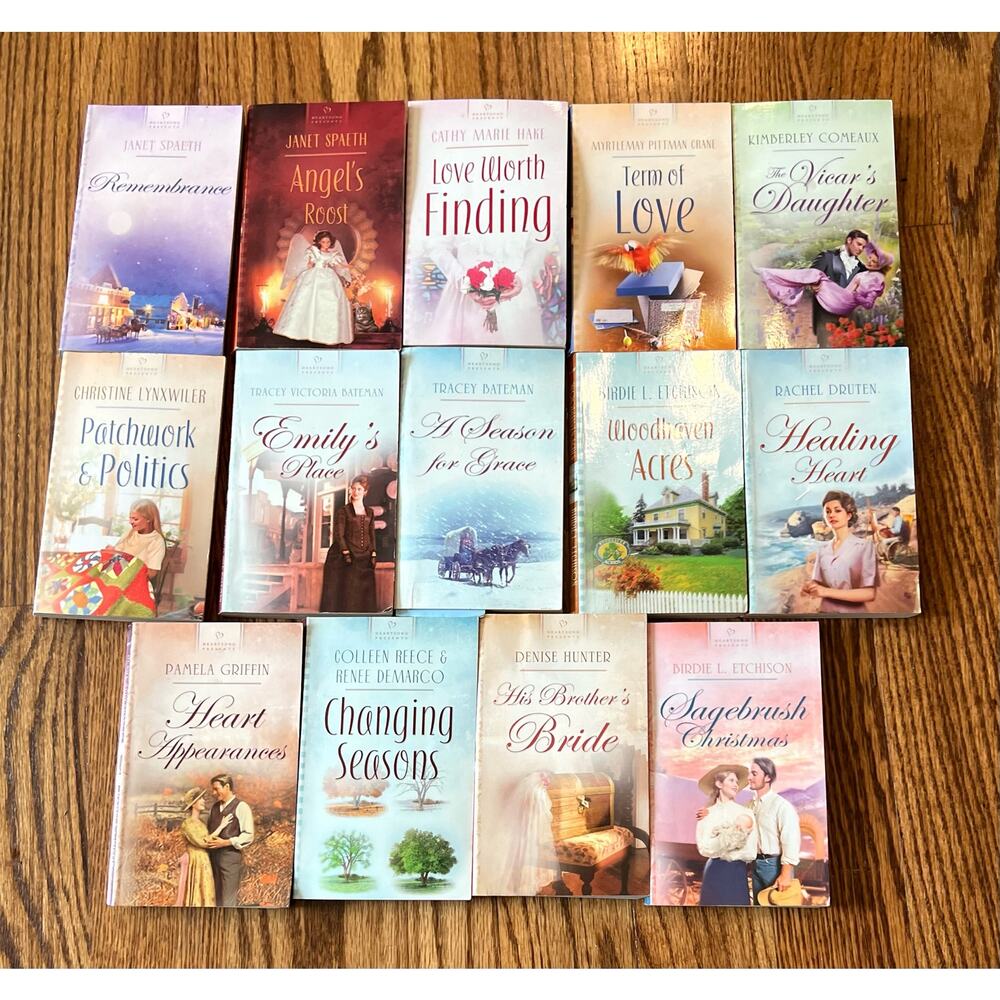 Heartsong Presents, Christian Romance Novel Paperback Lot Bundle Of 14